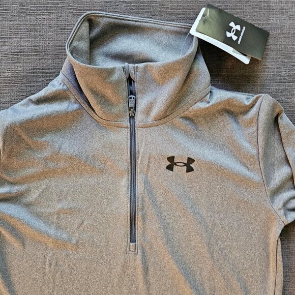NWT Under Armour Girls UA Tech Team 1/2 Zip Loose Fit Long Sleeve Shirt Size XL - Picture 4 of 9